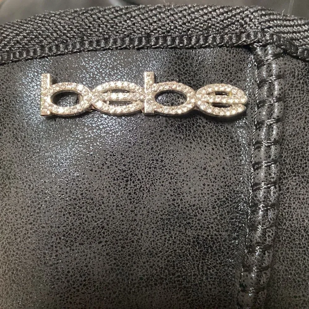 𝅺Bebe Winter Black Boots Size 12 Girls New
